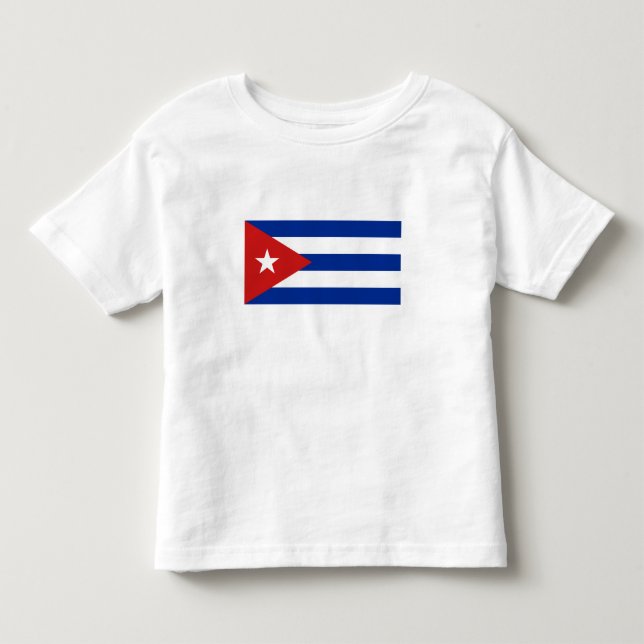Cuba Flag Toddler T-Shirt (Front)