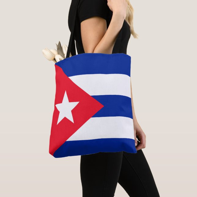 Cuba flag tote bag (Close Up)