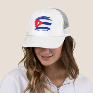 Cuba flag trucker hat
