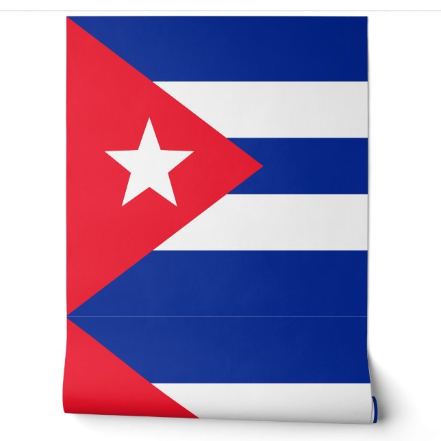 Cuba flag wallpaper (Unrolling)