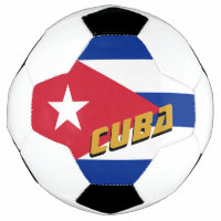 Cuba Football & Cuban Flag / Sports