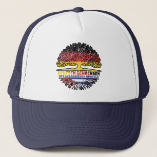 Cuba German German German Baum Wurzel Trucker Hat