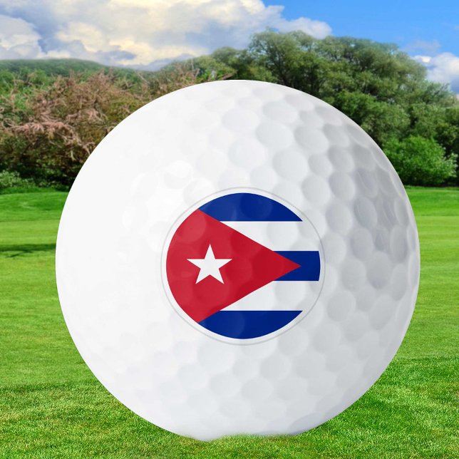 Cuba Golf Balls, Cuban Flag Golfers / Patriots Golf Balls (Creator Uploaded)