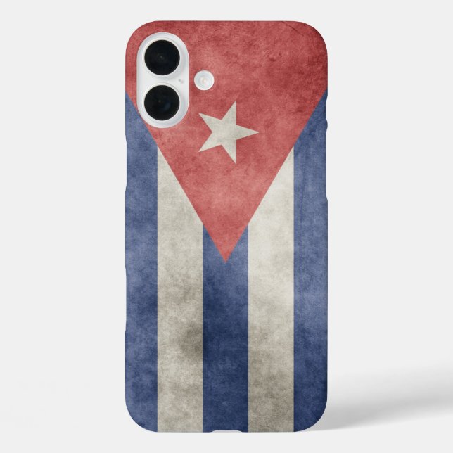 Cuba Grunge Flag Case-Mate iPhone Case (Back)