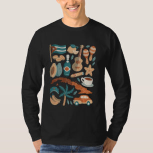 Cuba Havana Cigar Rum Caribbean Rumba Colonial T-Shirt
