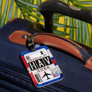 Cuba Havana HAV Luggage Tag