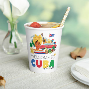 Cuba Havana Paper Cups