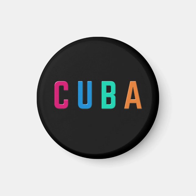 Cuba, I love Cuba Magnet (Front)