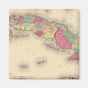 Cuba, Jamaica, and Porto Rico Magnet