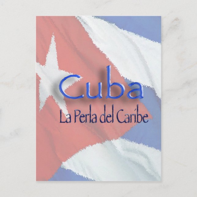 CUBA - La Perla del Caribe Postcard (Front)