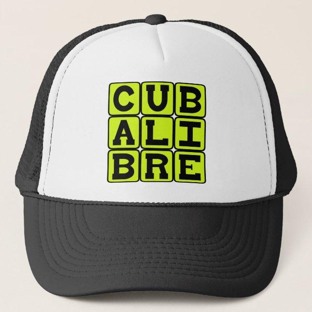 Cuba Libre, Highball Cocktail Trucker Hat (Front)