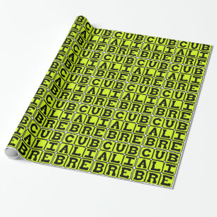 Cuba Libre, Highball Cocktail Wrapping Paper