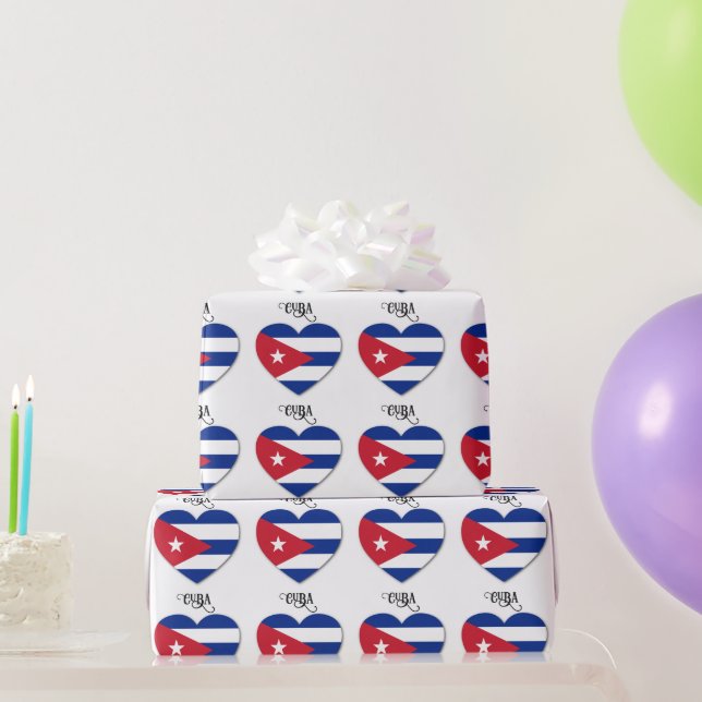 Cuba Love Wrapping Paper (Party Gifts)