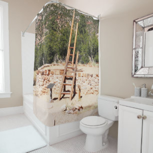 Cuba Mesa Shower Curtain