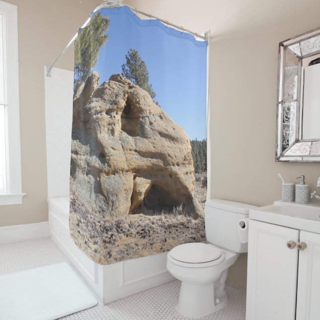 Cuba Mesa Shower Curtain (In Situ)