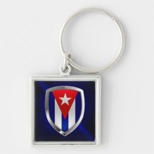 Cuba Mettalic Emblem Key Ring