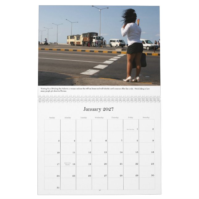 Cuba Photo Calendar 2007 (Jan 2027)