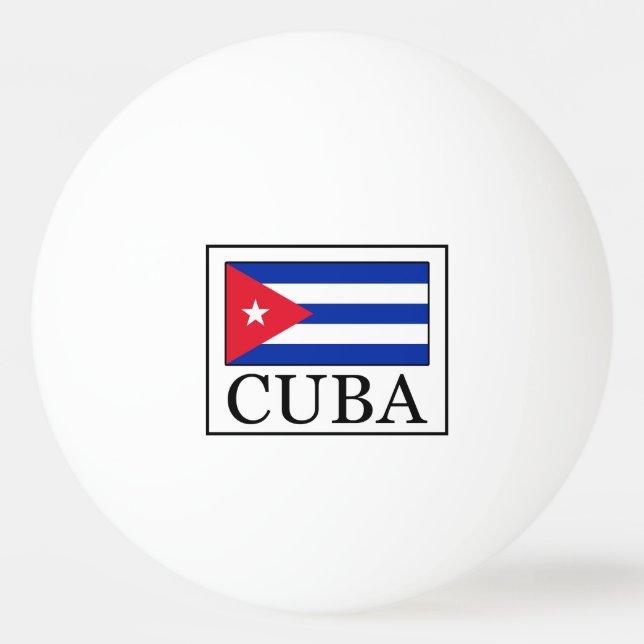 Cuba Ping Pong Ball (Front)