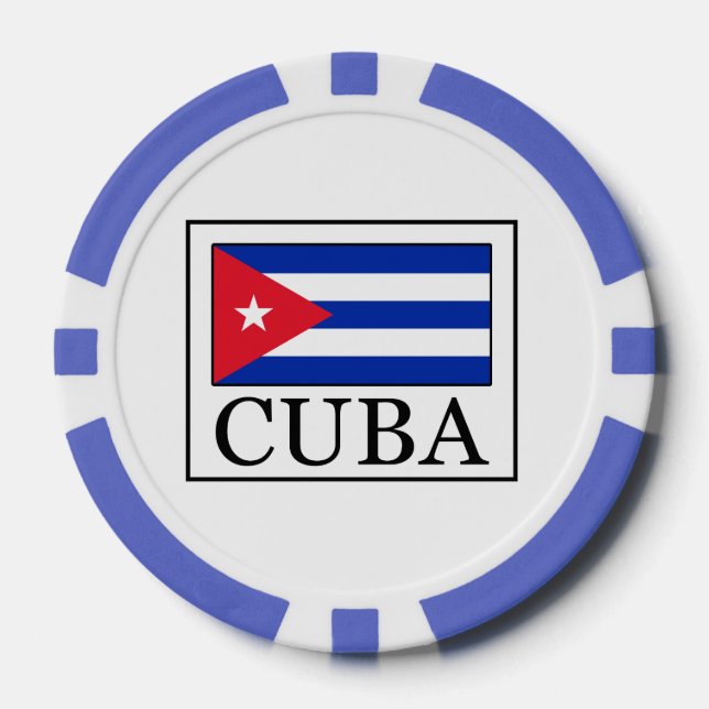 Cuba Poker Chips (Front)