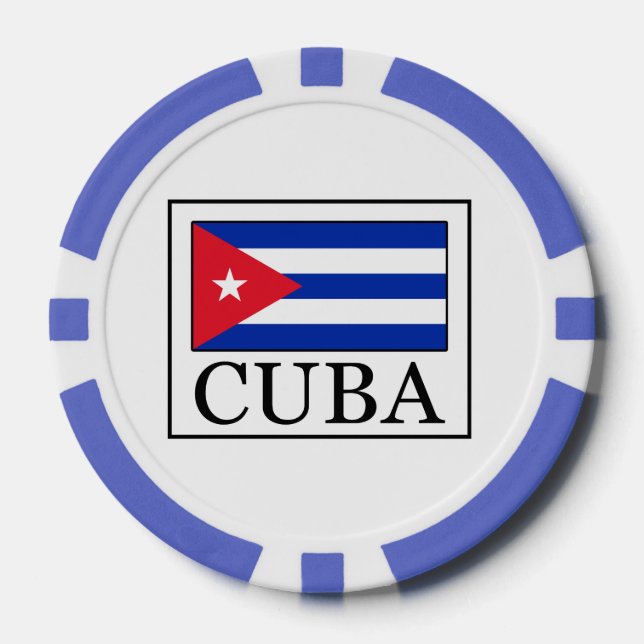 Cuba Poker Chips (Front)