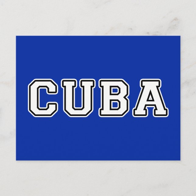 Cuba Postcard (Front)