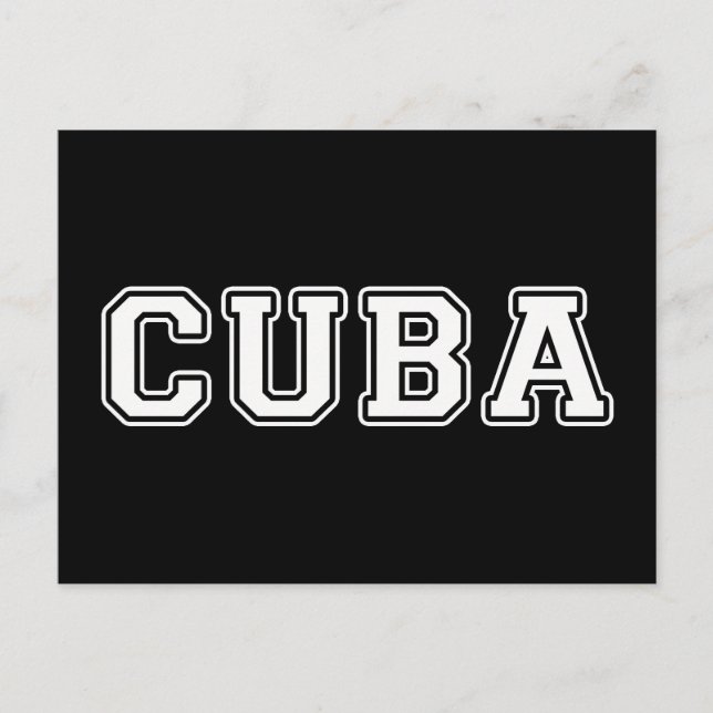 Cuba Postcard (Front)