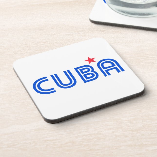 Cuba Retro  Coaster (Left Side)