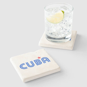Cuba Retro  Stone Coaster