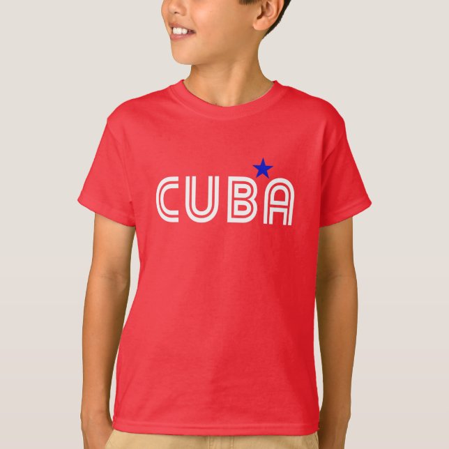 Cuba Retro  T-Shirt (Front)