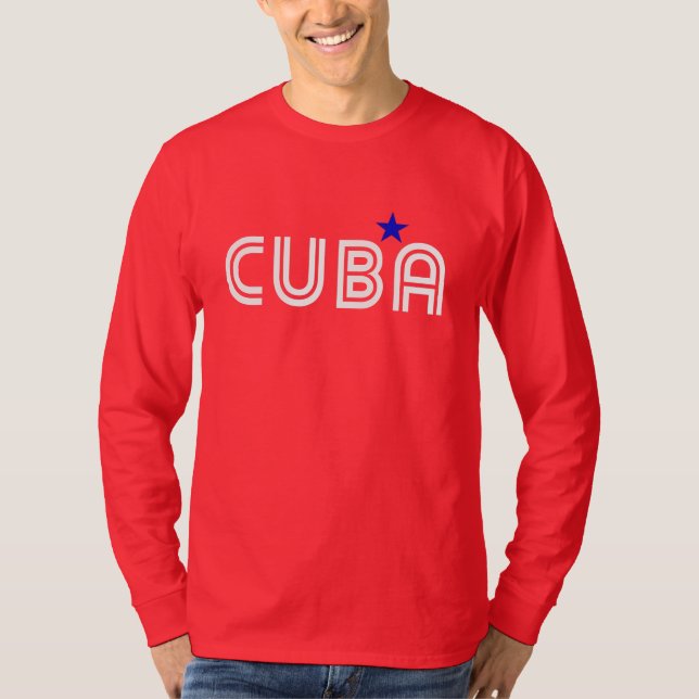 Cuba Retro  T-Shirt (Front)