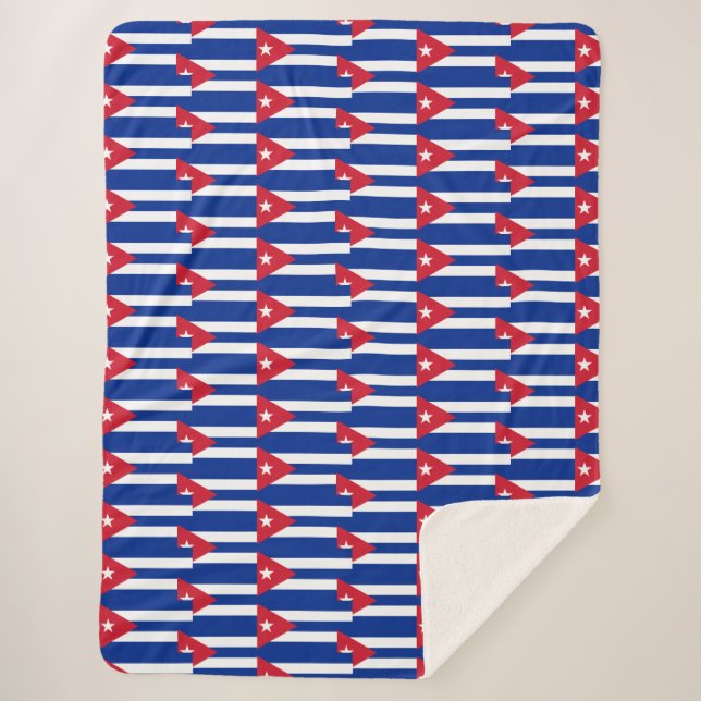Cuba Sherpa Blanket (Front)
