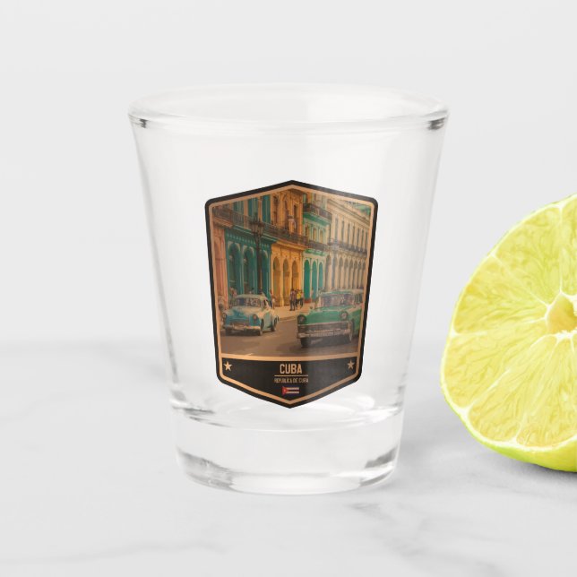 Cuba Shot Glass (Front)