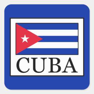 Cuba Square Sticker