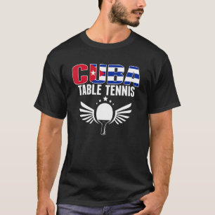 Cuba Table Tennis     Cuban Ping Pong Supporter Sp T-Shirt