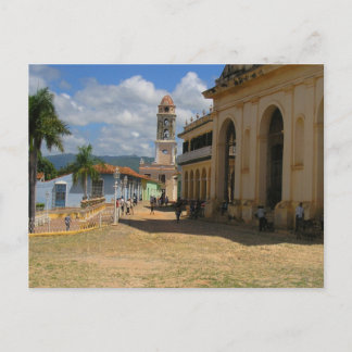 Cuba Town View Postcard