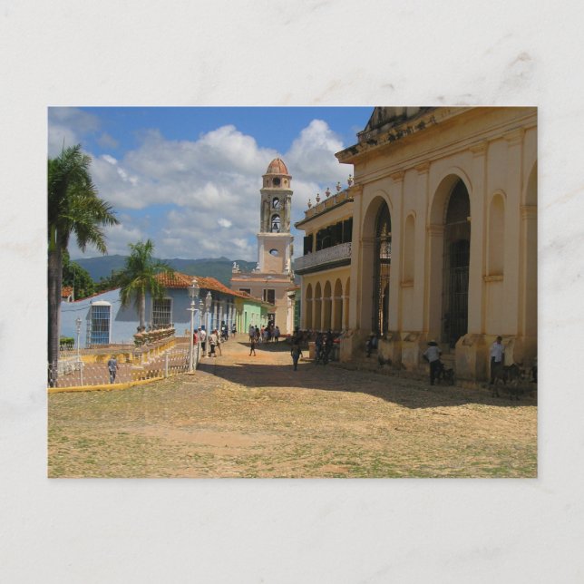 Cuba Town View Postcard (Front)