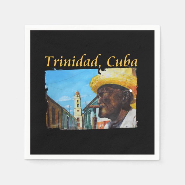 Cuba - Trinidad Cuban Cigar Art Napkin (Front)