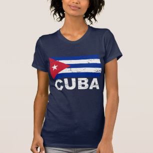 Cuba Vintage Flag T-Shirt
