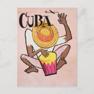 Cuba, vintage travel postcard