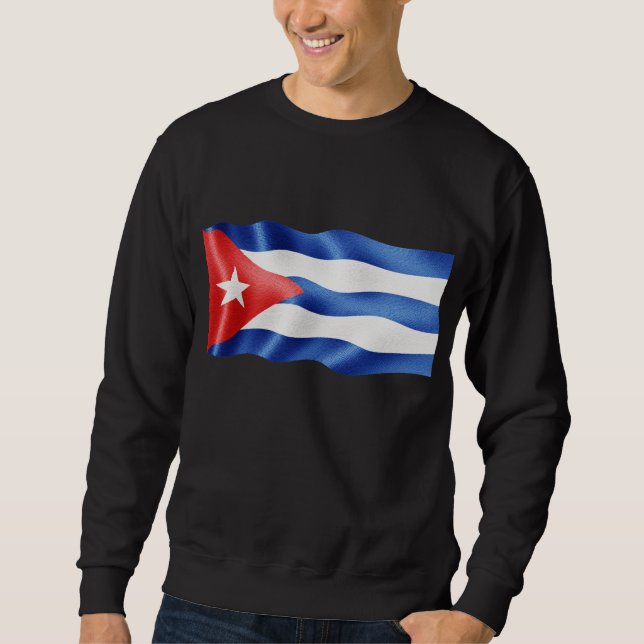 Cuba Waving Sweatshirt (Front)