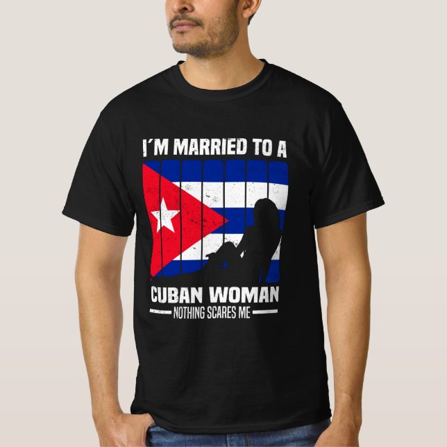 Cuba wife | Cuban Cuban flag gifts T-Shirt (Front)