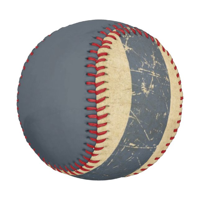 Cuban Aged Flat Flag Baseball (Angled)