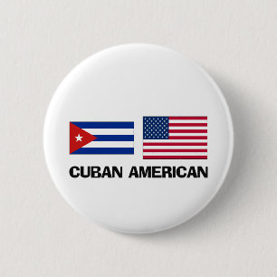Cuban American 6 Cm Round Badge