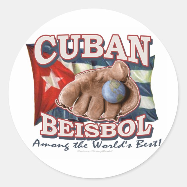 Cuban Beisbol Sticker (Front)