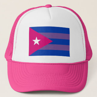 Cuban Bi Pride Bisexual LGBT Trucker Hat