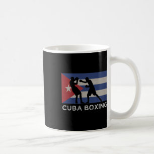 Cuban Boxer National Cuba Flag Boxing Gloves Graph Coffee Mug