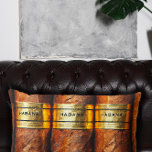 Cuban Cigar Lumbar Pillow<br><div class="desc">Add a touch of vintage elegance and masculine charm to your space with the Cuban Cigar Lumbar Pillow! 🛋️💨 This beautifully crafted pillow is perfect for enhancing the ambiance of any room, from a sophisticated home office to a cosy lounge area. The design features a classic Cuban cigar motif, evoking...</div>
