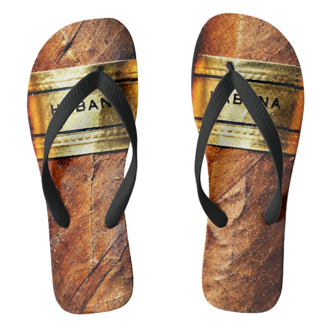 Cuban Cigars Habana Golden Vip Jandals (Footbed)
