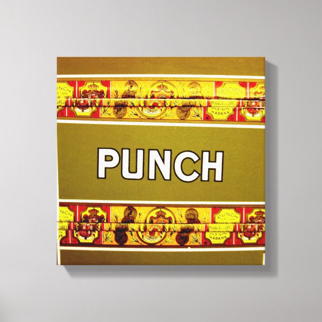 Cuban Cigars | Punch | Canvas Print (Front)