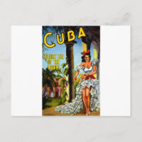 Cuban Dancer Vintage Travel